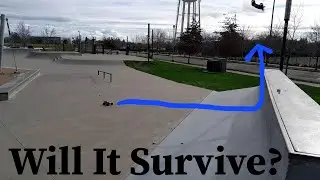 How Durable is the Traxxas 1/16 E-Revo VXL? | Skatepark Bash