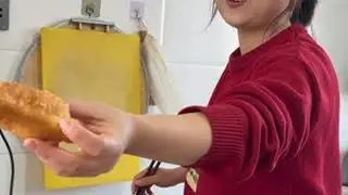 炸油条#记录我的农村生活 #炸油条