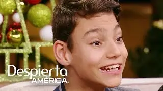 Adri&aacute;n Mart&iacute;n encant&oacute; en Teleton USA y Despierta Am&eacute;rica