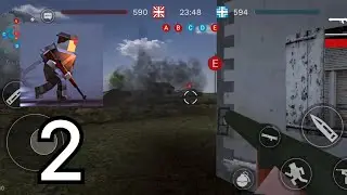 Poly Field : Normandy map Gameplay Walkthrough Part 2  (IOS,Android)