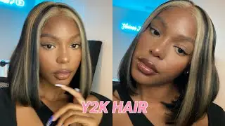 Giving myself Y2K BLONDE STREAKS | Arabella Hair