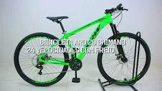 Bicicleta KRW Aro 29 Alum&iacute;nio Shimano 24 Velocidades Freio a Disco