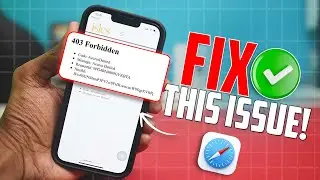 How to Fix Safari 403 Forbidden Error on iPhone | Website Access Denied Fix