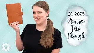 Q1 2025 Planner Update and Flip Through - A5 Vertical Plans by Just Scribble - Mandy Lynn Plans