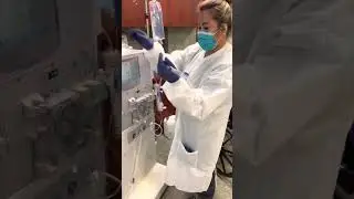 #245 INSTRUCTOR RHEA. SHOW HOW TO PRIME DIALYSIS MACHINE