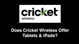 Cricket Wireless Tablet - Does Cricket Offer Tablet Or iPad Data Service?