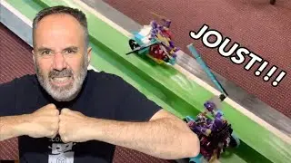Jousting Robots using Lego Spike Prime and Lego Kingdom Knights!