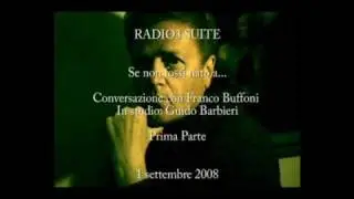 2008 09 01 Franco Buffoni Radio3 Suite Pt.1