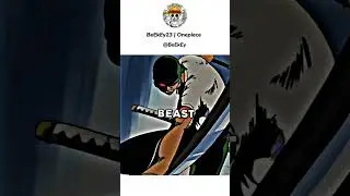 The king of hell .!! #roronoazoro #thevicecaptainof STRAW-HATS #onepiece #monkeydluffy #fypシ