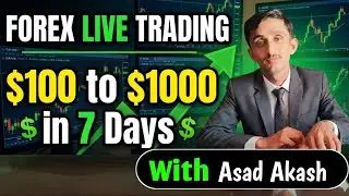 Forex live Ai Strategy | Forex Live today 1000USC 20days ai trading discess full Asad | Forex live!!