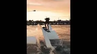 One of my favorite clips I filmed of Gavin stuckey #liquidforce #drone #film #wakeboard  #wakehouse