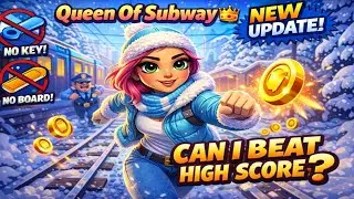 Frozen Tracks ❄️ | New Update | No Key No Board | High Score Run😱😱