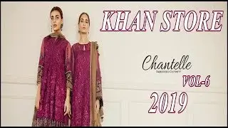 BAROQUE NEW BOOK || CHANTELLE (EMBROIDERED CHIFFON) VOL.6 COLLECTION '19 WITH PRICE || KHAN STORE ||