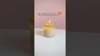 Evde Sonsuz Mum Yapımı! 🕯️ 🍒 #diy #candle