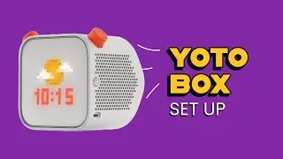 Yoto Player and app set up for some screen-free kids fun and storytelling