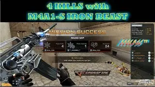 4 Kills @Black Widow! M4A1-S Iron Beast! CrossFire Ph!