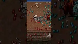 We took on the Mortaccio Challenge in Vampire Survivors #vampiresurvivors #gaming #gamingshorts