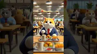 Office worker #ai #aicat #cat #cute #catstory #cutecat
