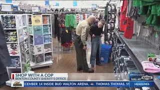 Benton County Sheriff's Office hosts Shop with a Cop