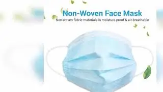 Gearonic 50 Disposable Face Masks &ndash; 3 Ply Blue, Non Woven, Safety Filter @BestHomeProductsIndia