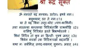 shri Rudra suktam ! श्री रूद्र सूक्तं !