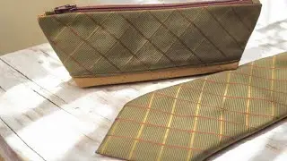 &Ouml;tlet: Nyakkendők felhaszn&aacute;l&aacute;s&aacute;ra, Tolltart&oacute; #sewing #pencilcase #minibag #recycling 