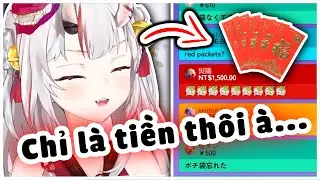 Ayame CHỈ thích VỎ bao lì xì và cơn mưa SuperChat của Fan!!!【Hololive Vietsub】