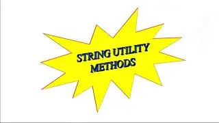 22 Basic Python Lecture 20   String Part  2   All utility Methods   String all functions in detail