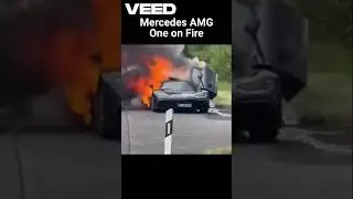 $3.5M Mercedes AMG One on fire #cars #mercedes #fire #expensive #fail #bad