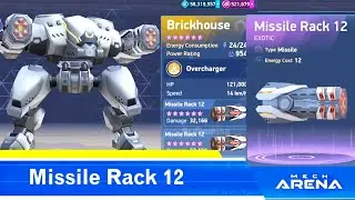 [ Mech Arena VN# 104 ] Tên lửa Missile Rack 12 cùng với Brickhouse Full cấp độ.