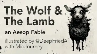 The Wolf and The Lamb - Aesop's Fables || AI Art Illustrated Video Story