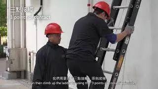 Dr. Ladder - Extension Fiberglass Ladder Safety Instruction