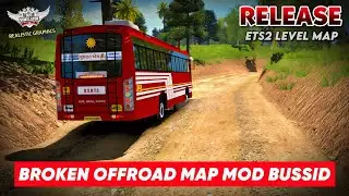 BROKEN OFFROAD MAP MOD For Bus Simulator Indonesia || Bussid V3.7.1 || Offroad Gamers ||
