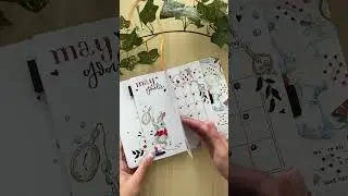 may bullet journal setup 2033 flip through &spades;️ wonderland theme