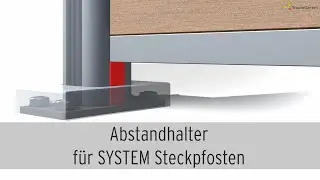 WPC Zaunfeld aufbauen - jetzt neu: Abstandhalter f&uuml;r SYSTEM Steckpfosten | TraumGarten