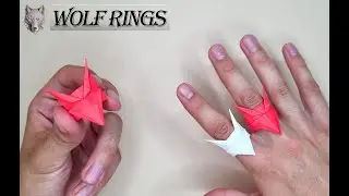 Paper Origami Wolf Rings || How to Make Paper Wolf Rings