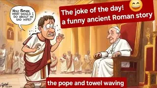 A funny ancient Roman story! The Pope and towel waving 