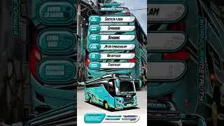 line up hari ini #busartis #busmania #buspariwisata #infobus