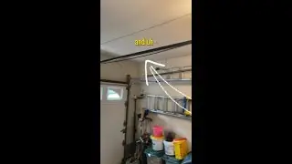 Loose/Sagging Chain on Garage Door Opener | Tighten It! #Shorts