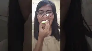 Green mango 🥭 yummy #real video #fyp #yummy 