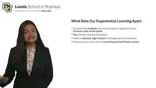 Master&rsquo;s in Business Analytics (MSBA) Experiential Projects at the Leeds School of Business