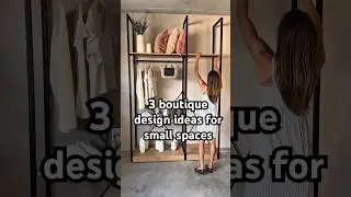 3 boutique interior design ideas - fresh looks for small stores #boutiquedesign #visualmerchandising