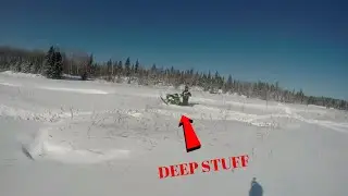 DEEP POWDER DITCH BANGING || BIG DIRTY WHEELIES