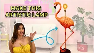 Make this Flamingo Lamp easily at home