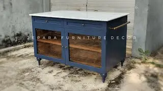 Meja Dapur Aesthetic Fern Island Table Modern