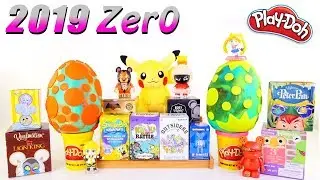 NEW Play-Doh Surprise Eggs Spongebob Squarepants Kidrobot Disney Blind Boxes Playdoh Toys Videos