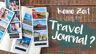 DIY Reise Fotoerinnerung - Mini-Travel Journal in Fotostreifen