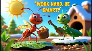 The Ant and The Grasshopper/WORK HARD BE SMART Teach us an important lesson about hard work!