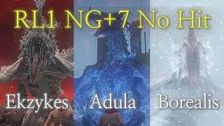 [Elden Ring] Flying Dragons : Ekzykes, Adula, Borealis (better OST) (RL1 NG+7 No Hit 2K Boss Fight)