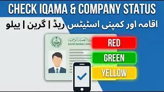 Check Your Iqama & Company Status  Red, Green, Yellow Explained